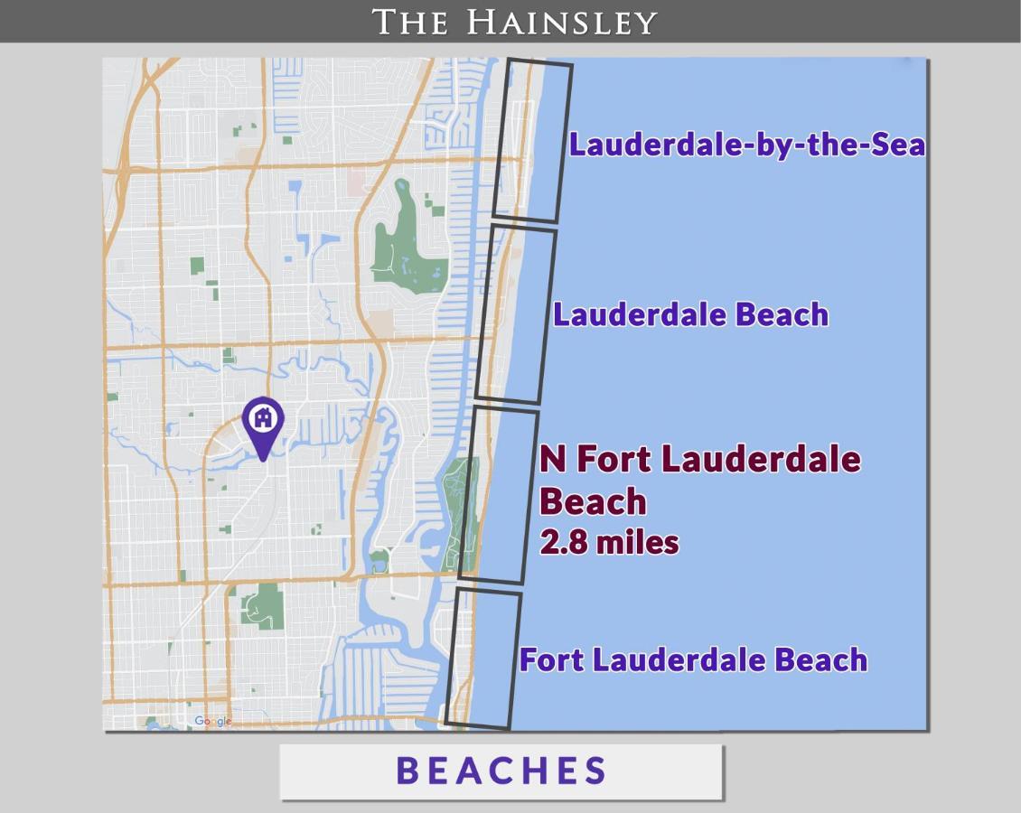 Hainsley Apartments - Walk To Wilton Drive Fort Lauderdale Eksteriør billede